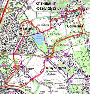 Rentilly Collégien Gouvernes 8, 20 km