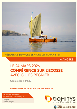 Conférence sur l'ECOSSE le 24 mars à 14h30