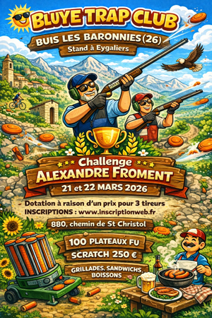 CHALLENGE ALEXANDRE FROMENT BUIS LES BARONNIES 100 PLATEAUX FU